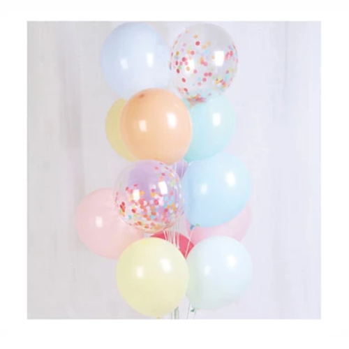 Set De Globos Colores Pasteles 13pcs-0