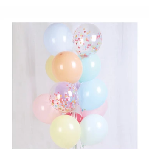 Set De Globos Colores Pasteles 13pcs-1