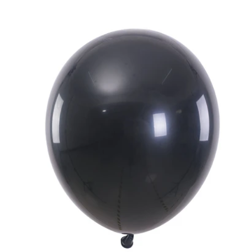 Globos De Látex 50 pcs 23cm Negro-1