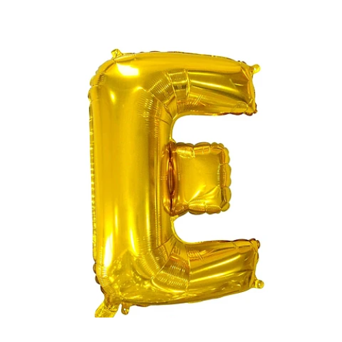 Globo Letra E Oro 40 Pulgadas-1