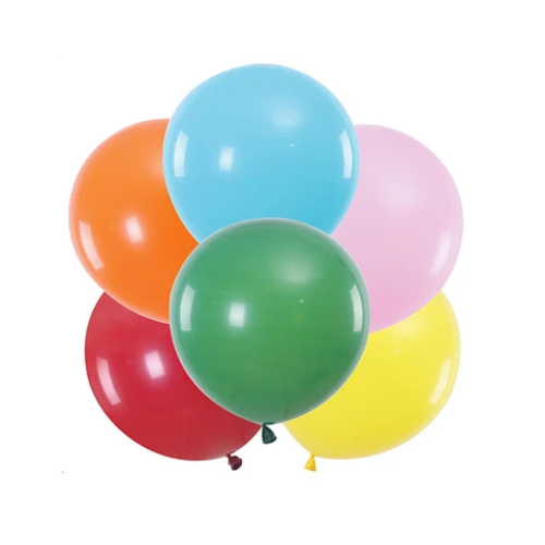 Globos De Latex 100Pcs 23Cm Ccolores Surtidos-0