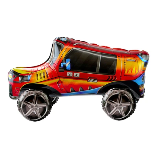 Globo Metalico Jeep Auto 37x45x90 cm-0