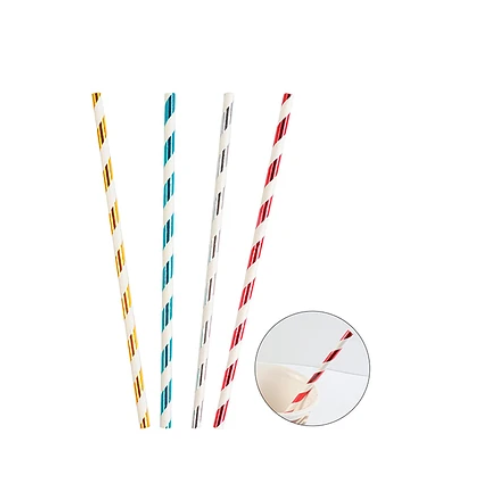 Bombillas De Rayas Color Aleatorio 25pcs 6x197mm-0