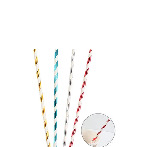 Bombillas De Rayas Color Aleatorio 25pcs 6x197mm-1