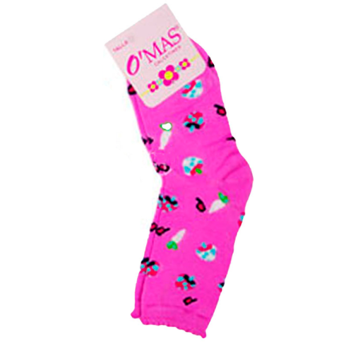 Calcetines De Niña Corte Medio Estampado Conejo 12 Unid-0