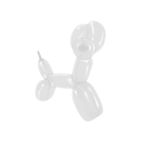 Globos Largos 40pcs 28cm Blanco-0