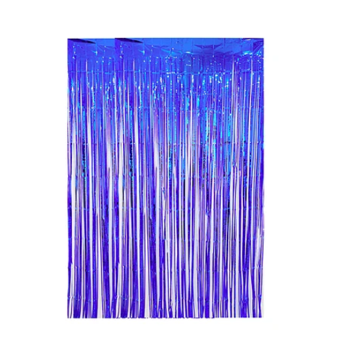 Cortina Metalica Azul 100x200 cm-0