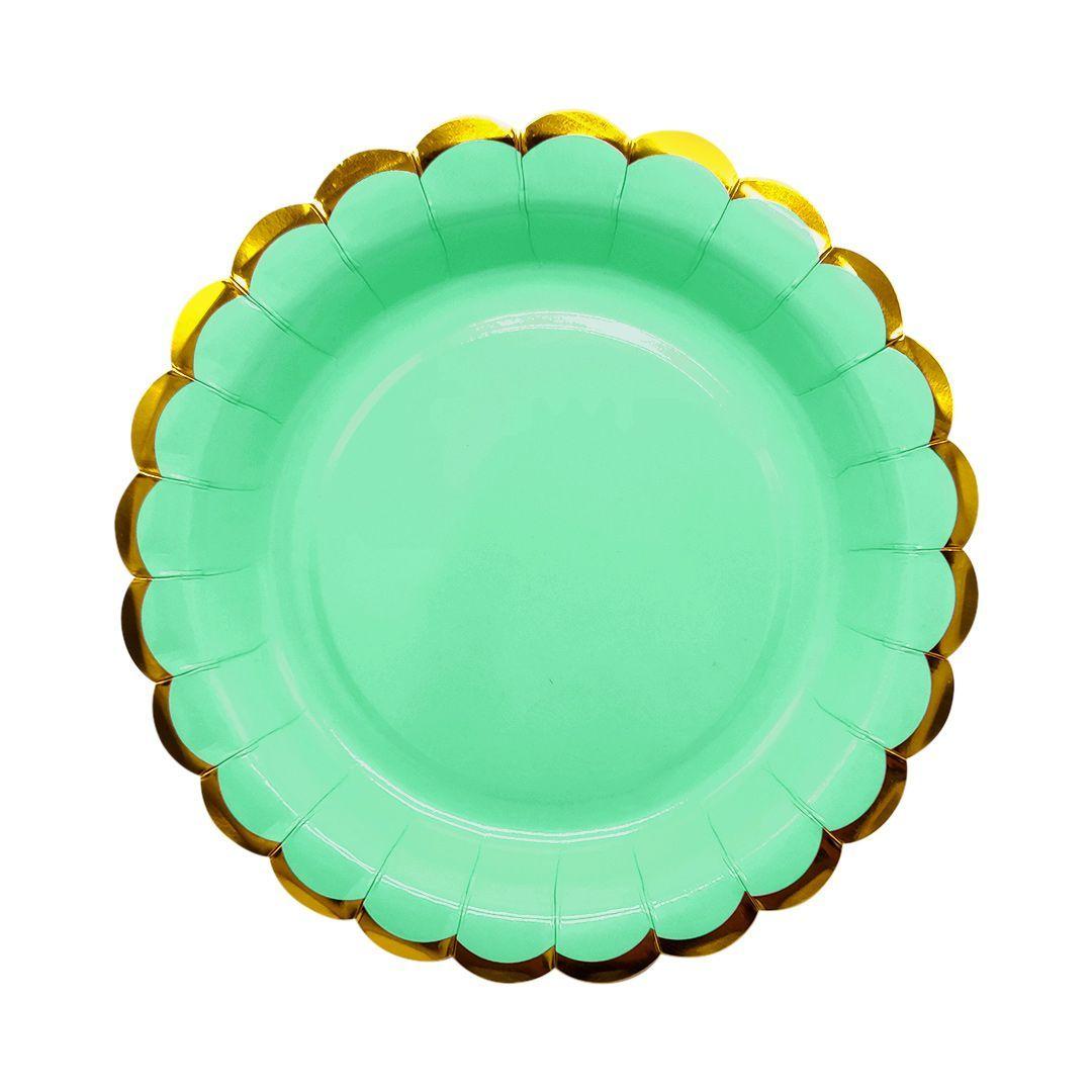 PLATO 7 CARTON MARMOLEADO BLANCO X6 UNI-1
