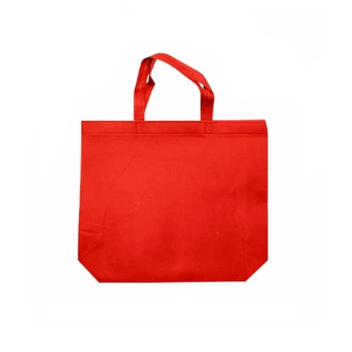 Bolsa De Genero Roja Con Asa 45x35x12cm-0