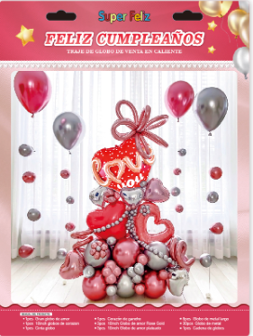 BOUQUET GLOBOS CORAZONES-0