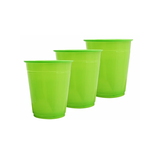 Vasos Plásticos 250ml 25pcs Verde-0