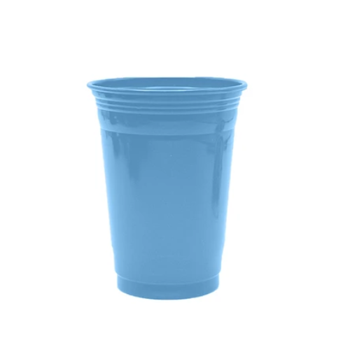 Vaso Plástico 10pcs 16oz 560ml Azul Claro-1