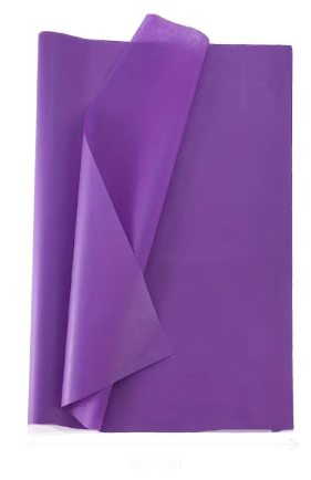 PAPEL SEDA MORADO PAQUETE 12-0