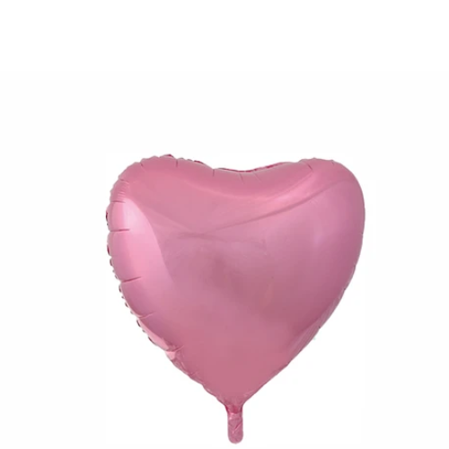 Globo Metalico Corazón Rosa 60cm-1