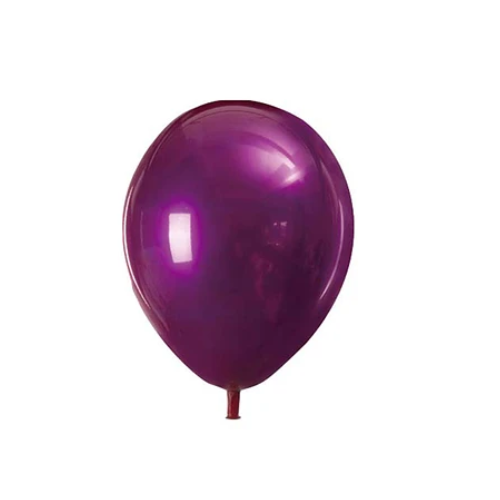 Globo Doble Capa De 3pcs 23cm Rojo + Azul Cromado-0