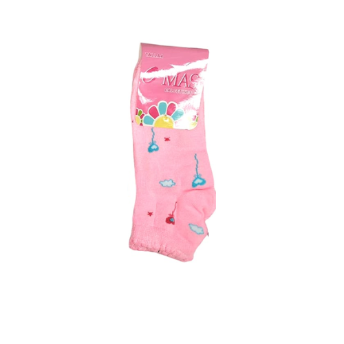 Calcetines Para Niña Corte Tobillo Talla 2 12 Unid-0