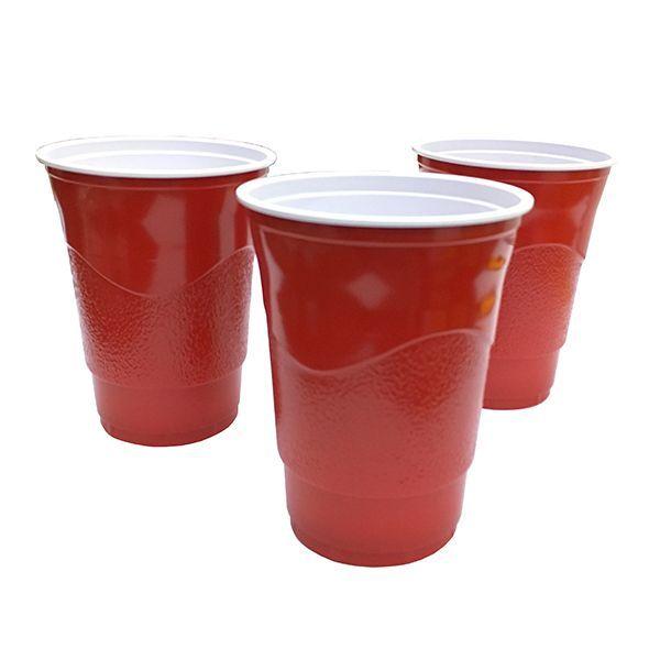 VASOS ROJOS 500 ML X 50 PCS X1 UNI-1
