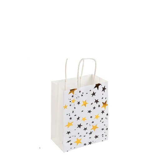 Bolsa De Papel Estrellas 8x15x21cm-1
