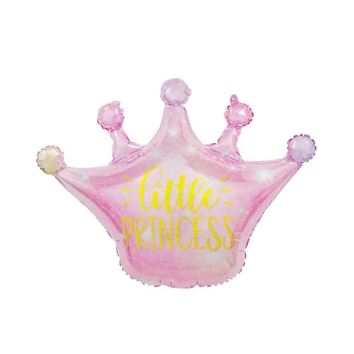 Globo Metalizado Corona Princesa 76 x 68 cm-0