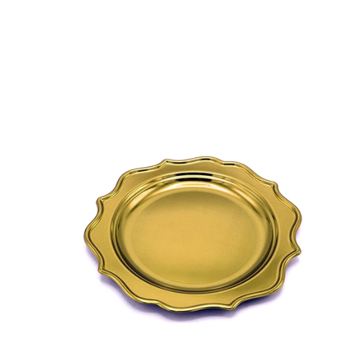 Plato Grande Oro 26cm 3pcs-1