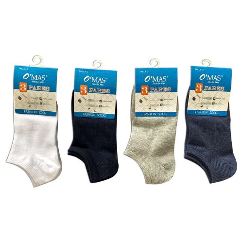 Calcetines De Niño Tobillo Talla 2 | 12 Unidades-1