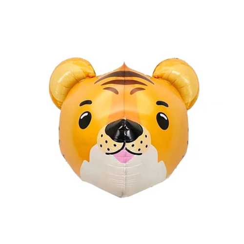 Globo Metálico Diseño Tigre 52x60Cm-0
