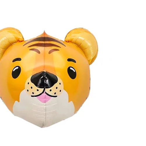Globo Metálico Diseño Tigre 52x60Cm-1