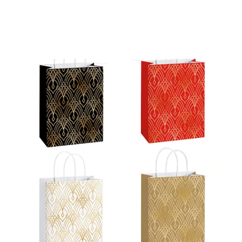 Bolsa De Papel Color Aleatorio 11 x22x26cm-1