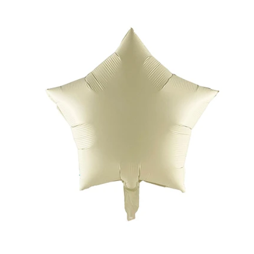 Globo Metálico Estrella 45cm Blanco-0