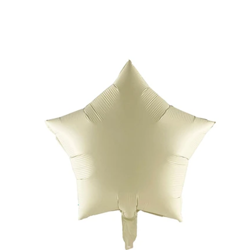 Globo Metálico Estrella 45cm Blanco-1