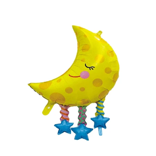 Globo Metalizado Luna Con Estrellas 64x84 cm-1