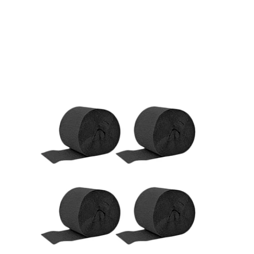 Feston Decorativo Negro 4pcs 6cmx10m-1