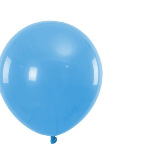 Globos De Látex 50Pcs 23Cm Azul Claro-1
