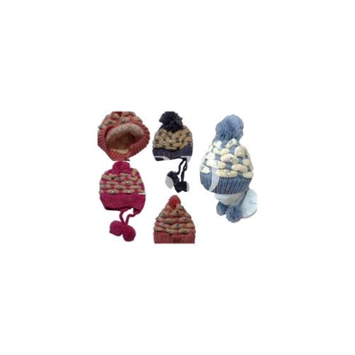 Conjunto De Gorros Cálidos De Invierno Para Mujer.-0