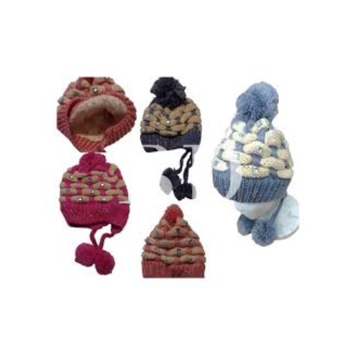 Conjunto De Gorros Cálidos De Invierno Para Mujer.-1