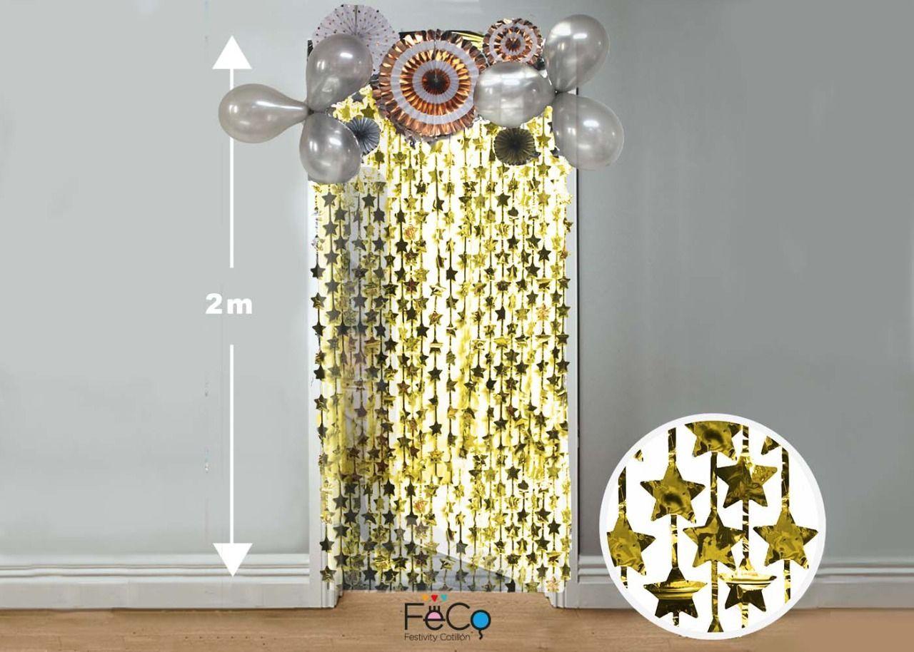 CORTINA METALICA ESTRELLA DORADO 1 X2M-0