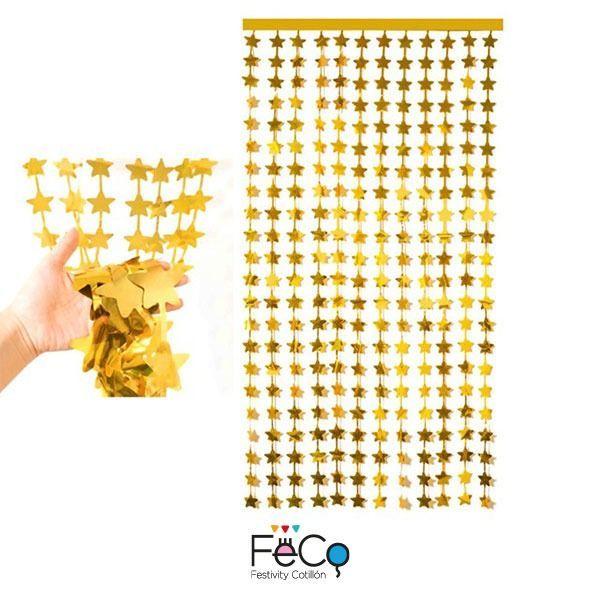 CORTINA METALICA ESTRELLA DORADO 1 X2M-1