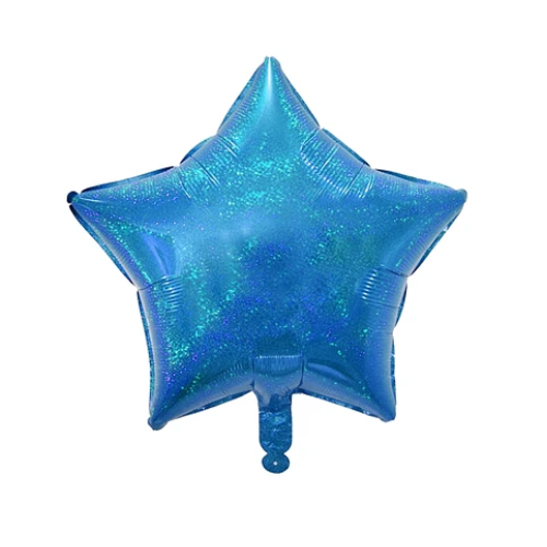 Globo Estrella Celeste Tornasol 45x45cm-0