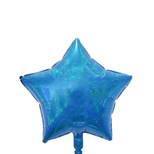 Globo Estrella Celeste Tornasol 45x45cm-1