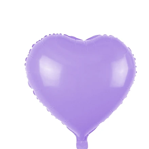 Globo Diseño Corazón Color Morado-1
