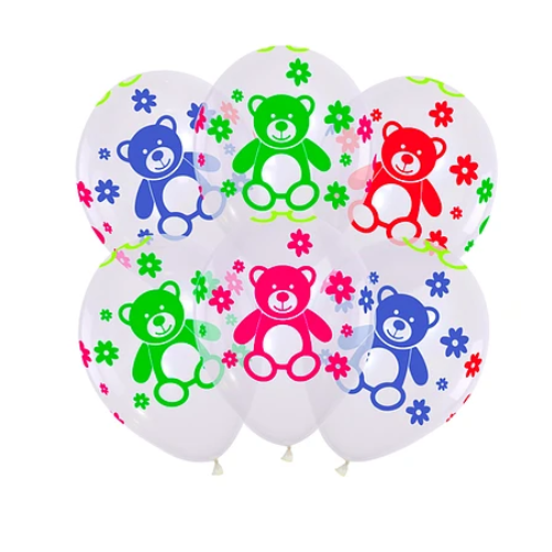Set De Globos Latex Con Estampado De Mariposas 6pcs-0