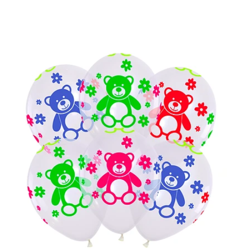 Set De Globos Latex Con Estampado De Mariposas 6pcs-1
