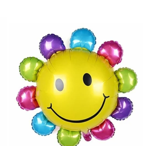Globo Metalico Flor 18 Pulgadas-1