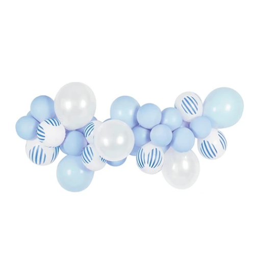 Set De Globos De Látex Azul 38pcs-0