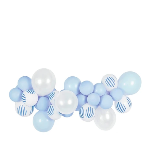 Set De Globos De Látex Azul 38pcs-1