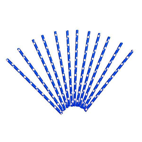 BOMBILLA POLIPAPEL POLKA AZUL X50 PCS X1 UNI-0