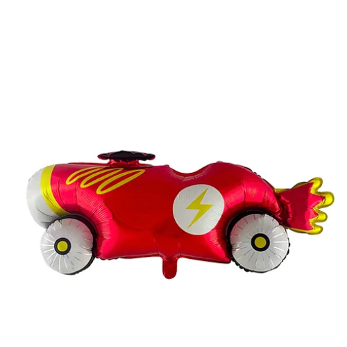 Globo Metalico Auto Rojo 50x93cm-1