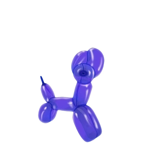 Globos Largos 40pcs 28cm Azul Oscuro-1