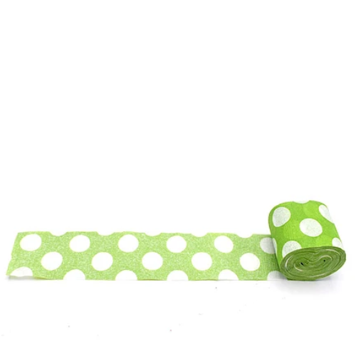 Feston Verde De Puntos 4pcs 3,5cmx10m-1