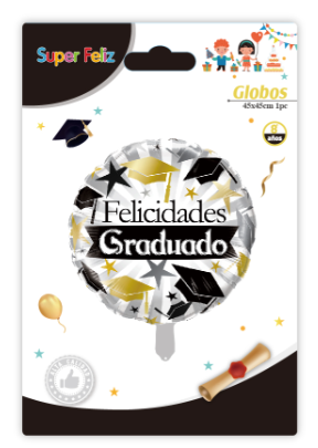 GLOBO FELICES GRADUADO -0